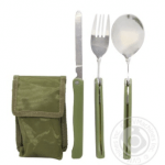 Set of tourist cutlery 11cm in a cover - image-0